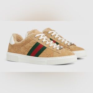 Gucci Ace Suede Sneakers